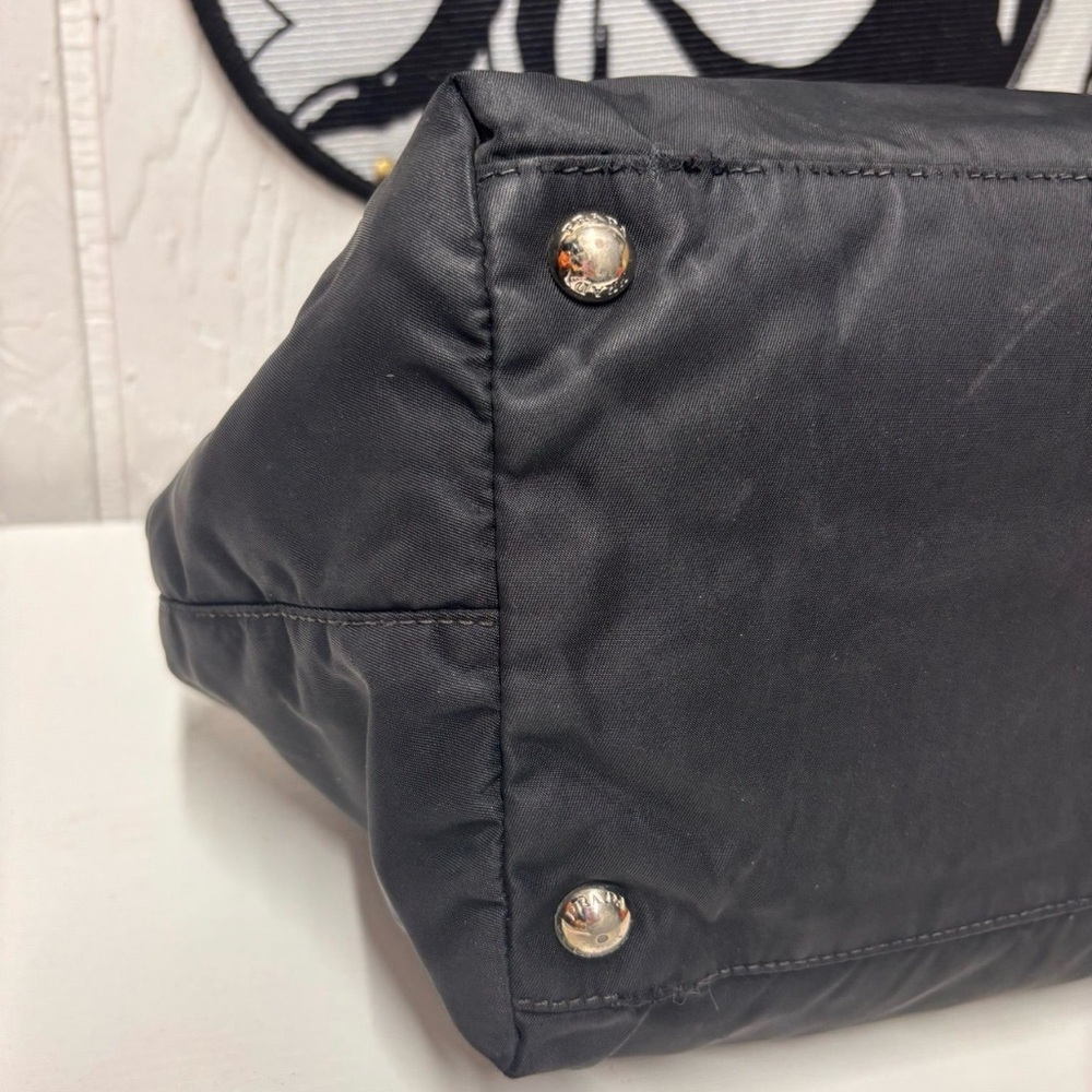 Prada Black Tote with Leather Bow comes with COA - Picture 5 of 10